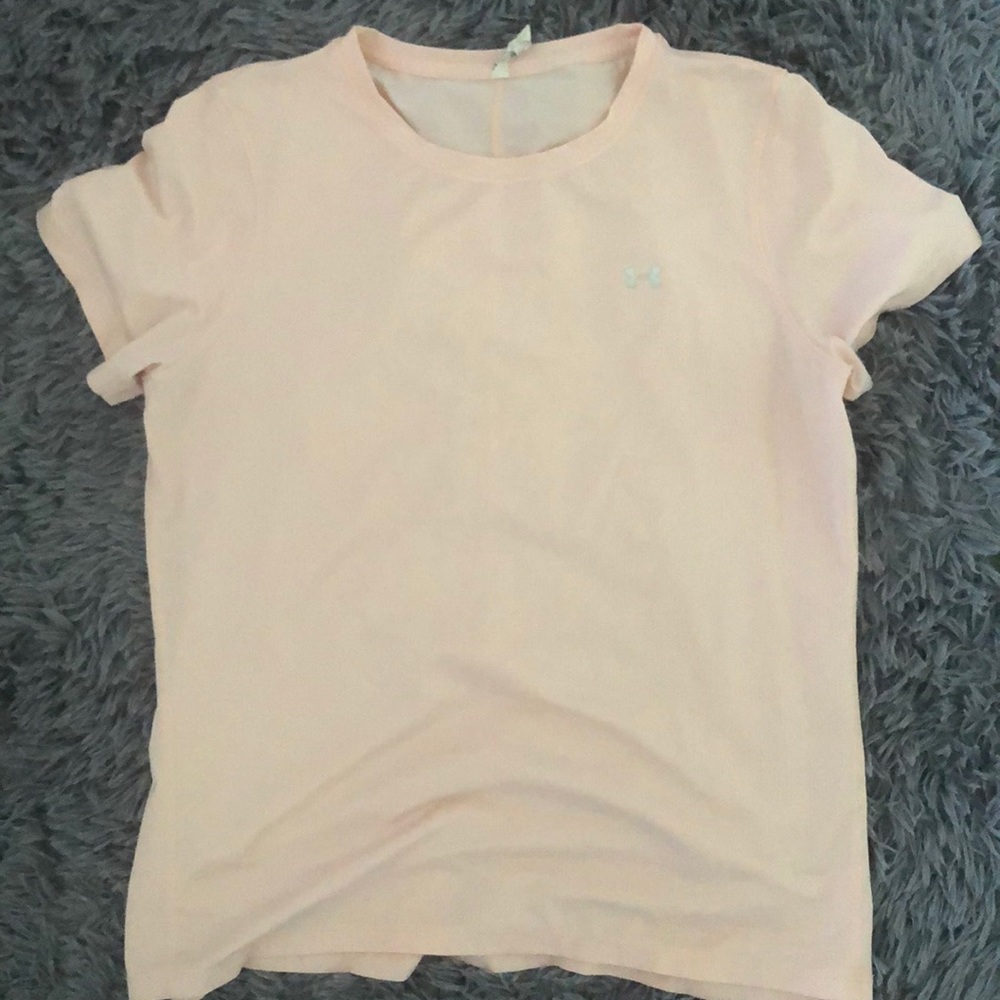pink under armour t-shirt
